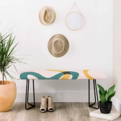 ThirtyOne Illustrations Streamers Bench Pink - Deny Designs -Steve Silver Furniture Store GUEST 8ffde52e e673 4ea8 9d5c 5b5c14aba506