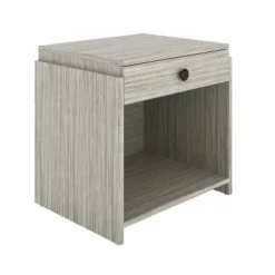 Sydney Top Drawer Cubby Style Nightstand Barnwood - Boyd Sleep Eco Dream -Steve Silver Furniture Store GUEST 936f9035 d11f 4a30 94f4 d50d7533b5ea