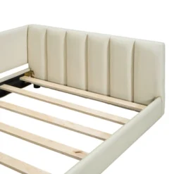 Queen Size & Twin XL Size Upholstered Platform Bed Daybed Frame, Mother & Child Bed, PU Leather -ModernLuxe -Steve Silver Furniture Store GUEST 94d7be07 388c 4734 993a 0668c978f3ee