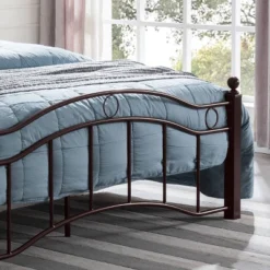 Queen Bouvardia Modern Contemporary Iron Bed - Christopher Knight Home 9 Queen Bouvardia Modern Contemporary Iron Bed - Christopher Knight Home -Steve Silver Furniture Store GUEST 96b157ad 10a2 46c6 a61d 346326bfa053