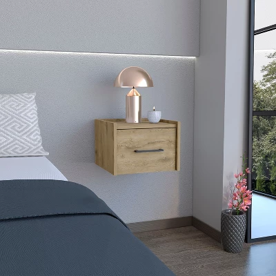 Sapphtopaz Floating Nightstand With Handy Drawer And Surface Modern Night Stand With Wall-Mounted Design Bedroom Decor For Bedroom, Living Room 7 Sapphtopaz Floating Nightstand With Handy Drawer And Surface Modern Night Stand With Wall-Mounted Design Bedroom Decor For Bedroom, Living Room - Image 7