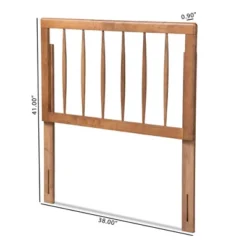 Valin Wood Headboard Walnut - Baxton Studio -Steve Silver Furniture Store GUEST 9d19fc06 592f 4671 b4ac d07ffeff753c