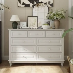 Modern 9-Drawer Dresser: Stylish Storage Solution Chest Wood Dresser Storage Cabinet For Bedroom -Steve Silver Furniture Store GUEST 9edf5ff9 1255 4aef 80ad ec5e54dd4575