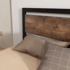 HOMCOM Full Platform Bed Frame With Headboard & Footboard, Strong Metal Slat Support Full Bed Frame W/ Underbed Storage Space, No Box Spring Needed -Steve Silver Furniture Store GUEST a56ed6da af51 4620 92de abda29d806e1