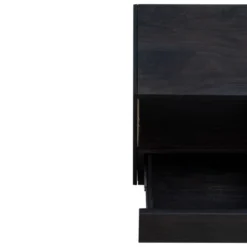 21" Handcrafted Acacia Wood Nightstand Brown/Black - The Urban Port -Steve Silver Furniture Store GUEST a57374ab 4ce2 4fab a1d2 da584db7fd1b