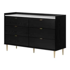 Hype 6 Drawer Double Dresser - South Shore -Steve Silver Furniture Store GUEST a58836a7 acae 4def 8bf4 01953c755f35