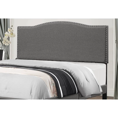 Kiley Upholstered Headboard King Stone Fabric Metal Headboard Frame Not Included - Hillsdale Furniture 1 Kiley Upholstered Headboard King Stone Fabric Metal Headboard Frame Not Included - Hillsdale Furniture