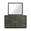 Hollis 7 Drawer Dresser And Mirror Set Gray - Picket House Furnishings