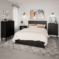 Milo Mid-Century Modern 5 Drawer Chest With Door - Prepac 23 Milo Mid-Century Modern 5 Drawer Chest With Door - Prepac -Steve Silver Furniture Store GUEST a9d7d62b 29ca 43a2 9f15 36d1eca9626e