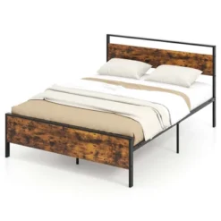 Costway Twin/Full/Queen/King Size Bed Frame With Wooden Headboard And Footboard Under-Bed Storage -Steve Silver Furniture Store GUEST aadad123 dafb 4bf7 aee0 c6390a2e5737