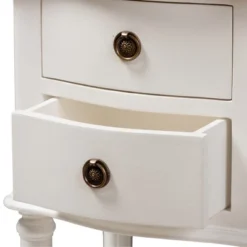 Audrey Finished 2 Drawer Nightstand White - Baxton Studio 12 Audrey Finished 2 Drawer Nightstand White - Baxton Studio -Steve Silver Furniture Store GUEST aae3e17b a718 41c9 b501 a54de10d37da