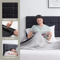 Nestl Button Tufted Upholstered Headboard, Bed Headboard Only 6 Nestl Button Tufted Upholstered Headboard, Bed Headboard Only -Steve Silver Furniture Store GUEST ac008b7a d6a7 4eeb bc5f be927a0e243b