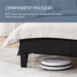 Yaheetech Upholstered Bed Frame With Button-Tufted Headboard -Steve Silver Furniture Store GUEST ae2046a2 a096 4349 b4e0 47b138b3d6f5