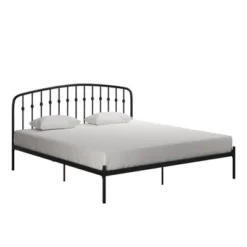 Remi Metal Platform Bed Frame Black - Room & Joy -Steve Silver Furniture Store GUEST b3d91a39 9eb5 4396 9a6c 1b1318f2d6d1