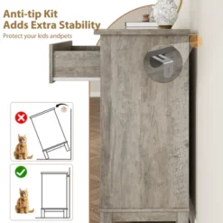 4 Dresser For Bedroom, 34.8" Tall Drawer Dresser With Storage Freestanding, Wooden Closet Storage Chest For Living Room, Bedroom, Office -Steve Silver Furniture Store GUEST b4c75b11 5581 4124 a540 977a6fd04964