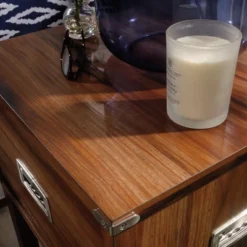 Vista Key Nightstand Blaze Acacia - Sauder -Steve Silver Furniture Store GUEST b8e0ed80 c147 4787 a87b 3ab7ac0011b9