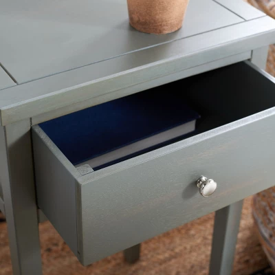 Abel Nightstand With Storage Drawer - AMH6626 - Safavieh Couture 1 Abel Nightstand With Storage Drawer - AMH6626 - Safavieh Couture