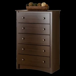 Fremont 5 Drawer Chest Of Drawers Brown - Prepac -Steve Silver Furniture Store GUEST c53dacd9 e3c8 40c1 8749 99670513d8da