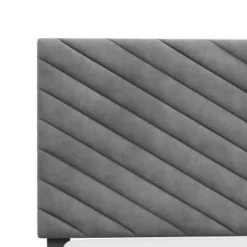 Queen Crestwood Upholstered Chevron Pleated Platform Bed With 2 Dual USB Ports Gray - Hillsdale Furniture 28 Queen Crestwood Upholstered Chevron Pleated Platform Bed With 2 Dual USB Ports Gray - Hillsdale Furniture -Steve Silver Furniture Store GUEST c5db1632 b5e0 45f4 8d1f c45400bae447