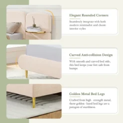 Christopher Knight Home Lindis Modern Upholstered Bed With 2 Built-in Shelves 11 Christopher Knight Home Lindis Modern Upholstered Bed With 2 Built-in Shelves -Steve Silver Furniture Store GUEST c8522cea aa80 45d9 b062 7c0d29a3ccfe