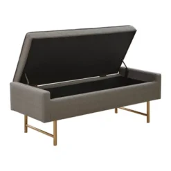 Sunnycrest Accent Bench Gray -Steve Silver Furniture Store GUEST c8652de1 6071 447a 9134 8e9fa38545a7