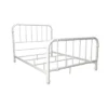 Full Emilia White Metal Bed White - Room & Joy