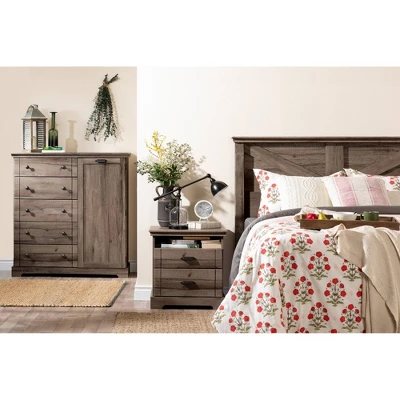 Lilak Door Chest With 5 Drawers - South Shore 2 Lilak Door Chest With 5 Drawers - South Shore - Image 2