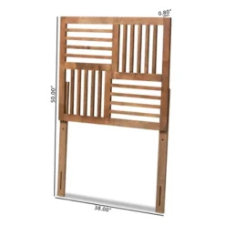 Adler Wood Headboard Walnut - Baxton Studio -Steve Silver Furniture Store GUEST cebed97f 97ea 4823 be2a 1195a33364a2