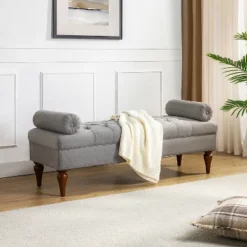 Cecilia Upholstered Bench With Removable Bolster Pillows|ARTFUL LIVING DESIGN -Steve Silver Furniture Store GUEST d1cb1ded bf0f 4d8d b368 b9f8c6a7453c