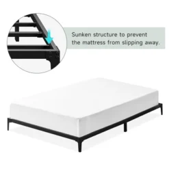 Whizmax 6 Inch Low Profile Bed Frame, Heavy Duty Metal Platform Bed Frame, Mattress Foundation, No Box Spring Needed -Steve Silver Furniture Store GUEST d54c1112 60bf 4a97 bdf3 59344b73d1c3