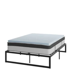 Flash Furniture 14 Inch Metal Platform Bed Frame With 12 Inch Pocket Spring Mattress In A Box And 2 Inch Cool Gel Memory Foam Topper 30 Flash Furniture 14 Inch Metal Platform Bed Frame With 12 Inch Pocket Spring Mattress In A Box And 2 Inch Cool Gel Memory Foam Topper -Steve Silver Furniture Store GUEST d8b06a7b 19c8 4ba3 b201 564979119c74