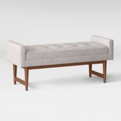 Verken Mid Century Modern Settee Bench - Threshold™ -Steve Silver Furniture Store GUEST d966b2ae 62bc 4c1b 89ab 67771f60d4a1