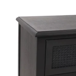 Newell Rustic Acacia Wood And Cane 3 Drawer Dresser Dark Gray - Christopher Knight Home 13 Newell Rustic Acacia Wood And Cane 3 Drawer Dresser Dark Gray - Christopher Knight Home -Steve Silver Furniture Store GUEST db0b6d2f 793d 4697 b630 02e38bc9b204