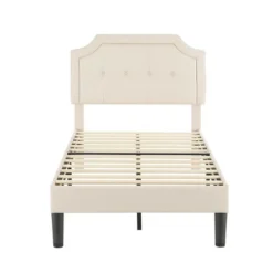 VECELO Modern Upholstered Bed Frame Wooden Platform Bed With Adjustable Headboard And Underbed Storage Space -Steve Silver Furniture Store GUEST dde10951 85a9 495c 9d85 7a6125fe106d