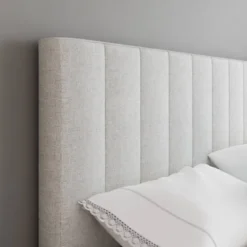 Malik Mid-Century Vertical Channel Linen Upholstered Platform Bed - Eco Dream -Steve Silver Furniture Store GUEST e42c9071 55f5 4d27 ac6d b58994bf70c5