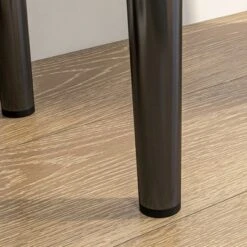 HOMCOM 39.25" End Of Bed Bench, Upholstered Entryway Bench With Steel Legs, Bedroom Bench, Gray -Steve Silver Furniture Store GUEST ebde680b 4972 4aa4 9eeb 222a8ff22e07