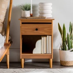 Stiva Classic Mid-Century Modern 1 Drawer Nightstand - Saracina Home 26 Stiva Classic Mid-Century Modern 1 Drawer Nightstand - Saracina Home -Steve Silver Furniture Store GUEST ee2f70db 4e78 4367 afb5 cf038cb6780d