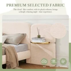 Christopher Knight Home Lindis Modern Upholstered Bed With 2 Built-in Shelves 12 Christopher Knight Home Lindis Modern Upholstered Bed With 2 Built-in Shelves -Steve Silver Furniture Store GUEST f065e815 75b2 42ec a690 6dad82833a7a