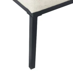 Tufted Metal Bench - HomePop -Steve Silver Furniture Store GUEST f406de2b 71a1 4329 975a b1fb27d731cd