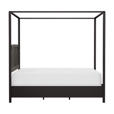 Melanie Wood And Metal Canopy Bed Oiled Bronze - Hillsdale Furniture 5 Melanie Wood And Metal Canopy Bed Oiled Bronze - Hillsdale Furniture - Image 5