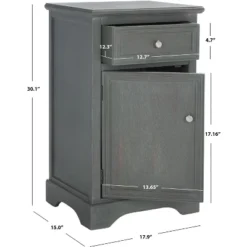 Jarome Nightstand With Storage - AMH6627 - Safavieh Couture -Steve Silver Furniture Store GUEST ffe57547 2dec 484d ad44 9fca2280c882